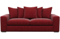 Florentine Large Fabric Sofa - Red